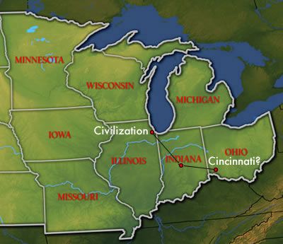 Civilization to Cincinnati