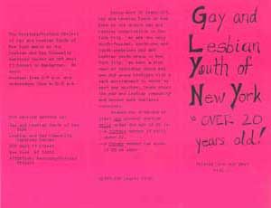 Gay and Lesbian Youth of New York (GLYNY)