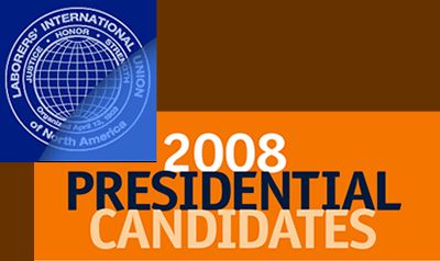 Presidential Hopefuls Speak to Laborer's Union in Chicago Today