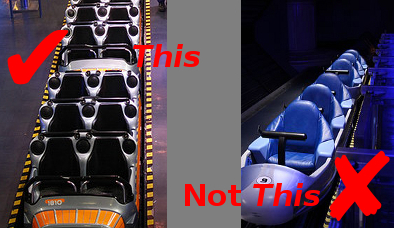 Where You Sit Side by Side on Space Mountain