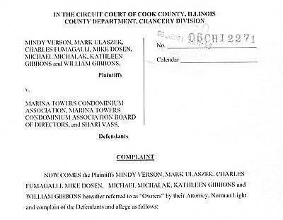 Marina City Sues...Marina City