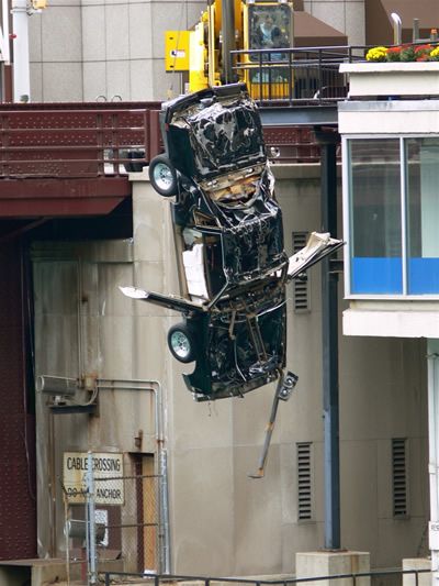 When a Car Falls Off Marina City...