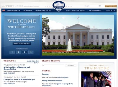 Web 2.0 at the White House