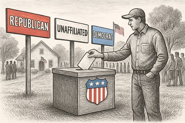 As National Voter Registration Shifts Are Analyzed, Signs of Democratic Erosion in Woodbridge