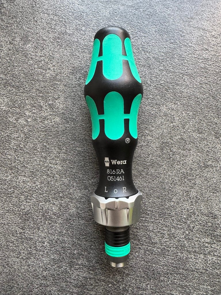 Wera 816 RA ratcheting bit holder