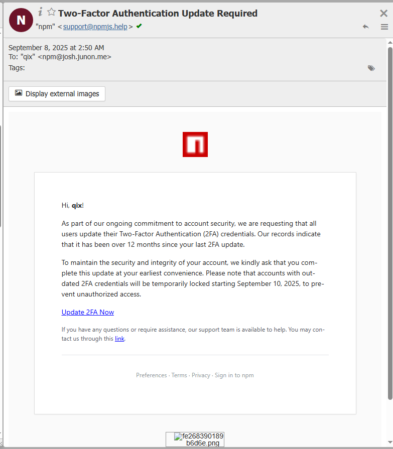 NPM Compromise: The Wrath of the Shai-Hulud Supply Chain Attack