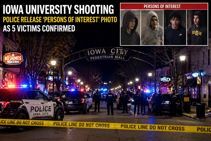 Iowa University Shooting: Police Release ‘Persons of Interest’ Photo as 5 Victims Confirmed