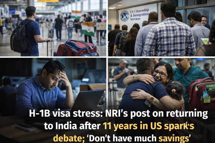 H-1B Visa Stress: NRI’s Return to India After 11 Years Sparks Debate