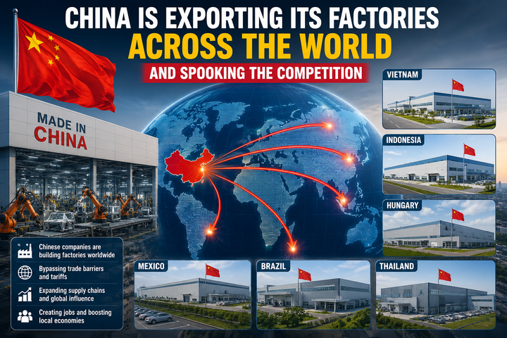 China Is Exporting Its Factories Across the World and Spooking the Competition
