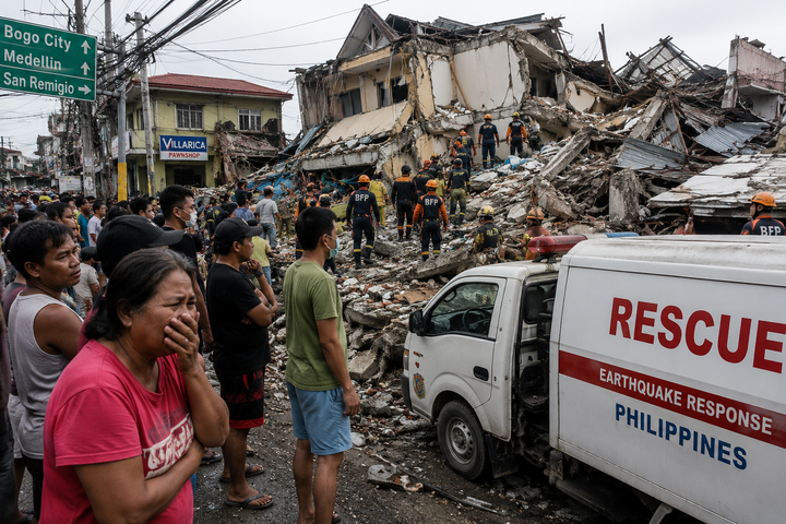 Philippines Quake Toll Climbs to 32 as Survivors Recall Violent Tremors