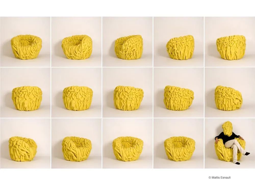 Ondule | une assise texturée entre matière et illusion numérique