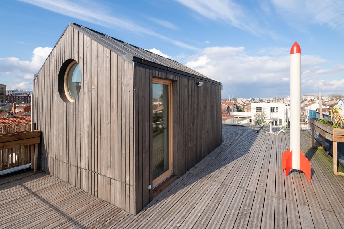 Maison bois-béton | MANO Architecture entre bois et ciel