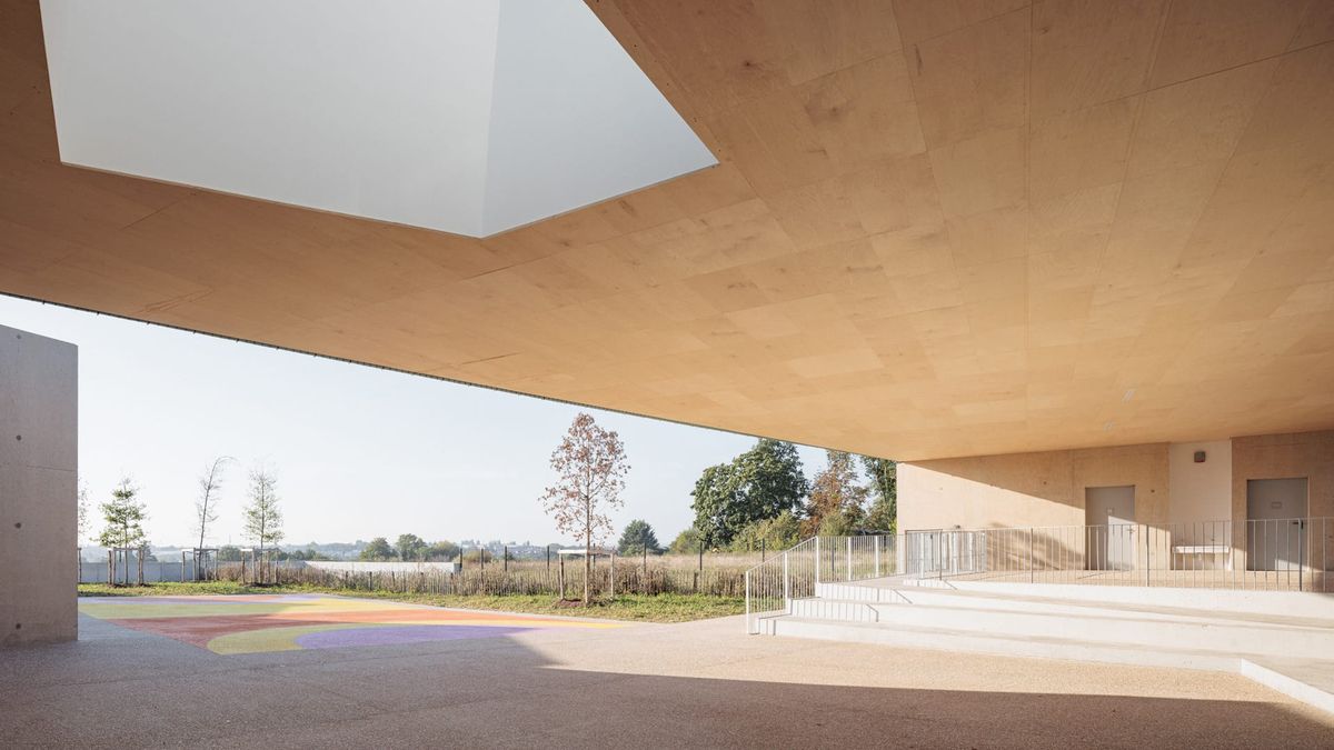 Groupe scolaire | Une architecture taillée dans le bois par SAM Architecture