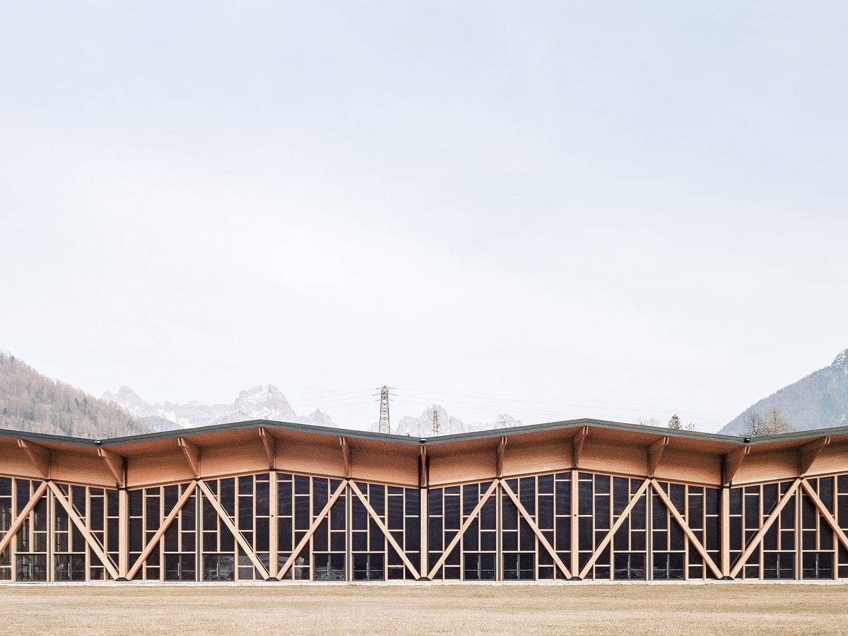 Palaluxottica | Expression bois par STUDIO BRESSAN & STUDIO BOTTER