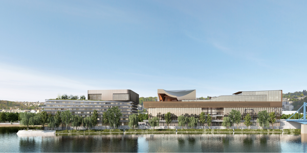 Pointe Amont Île Seguin Boulogne-Billancourt | Nouveau Centre Culturel et Commercial par CALQ Architecture