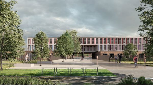 Dialogue en façade | Collège par Oslo Architectes