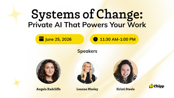 Three People. Three Real Workflows. One Workshop.