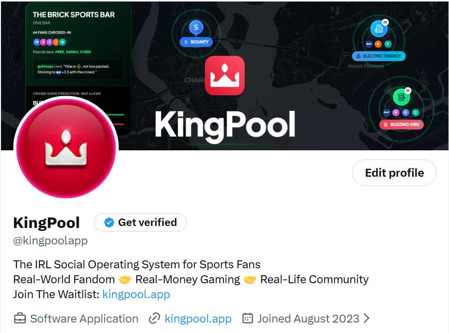 KingPool: Follow @kingpoolapp on X + New Updates