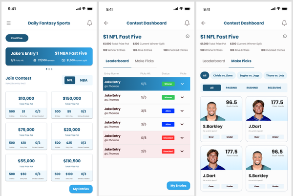 🎯Presenting "Fast Five": KingPool's Next Real-Money DFS Game