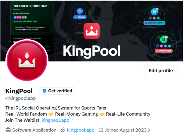 KingPool: Follow @kingpoolapp on X + New Updates