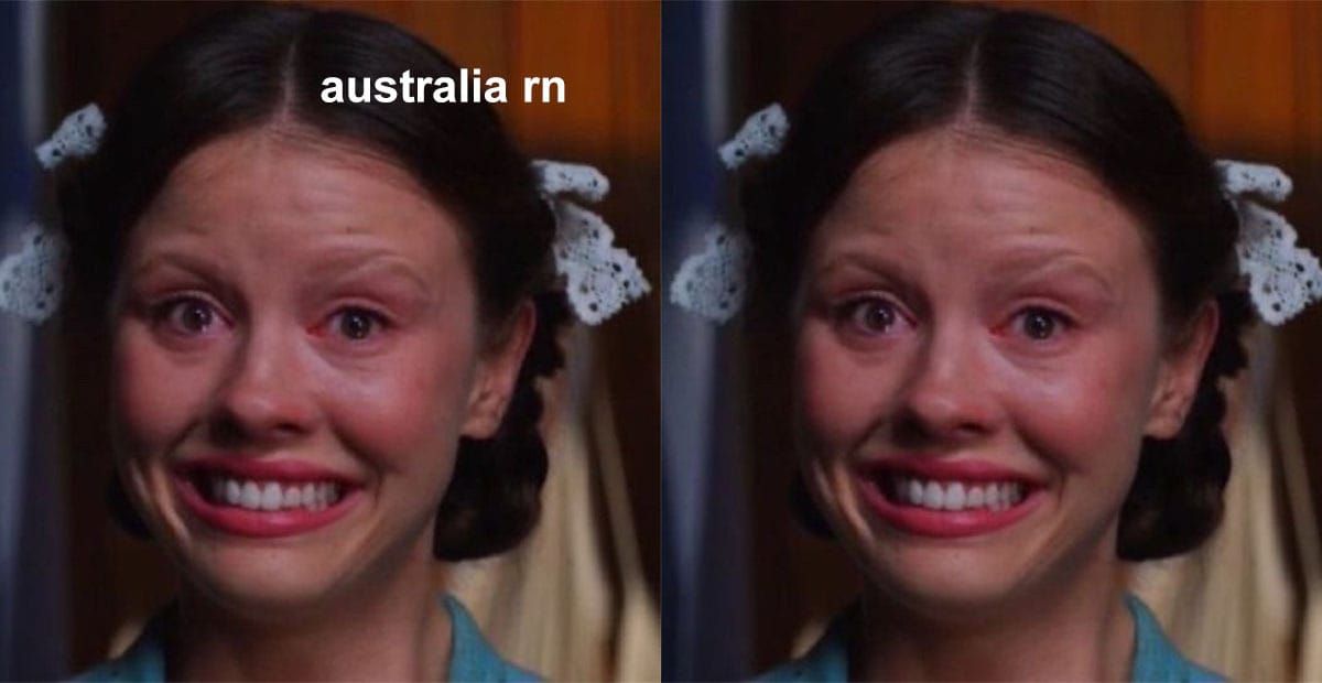Australia is unwell