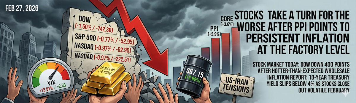 The February Fracture: Why War Fears and "Factory-Level" Inflation are Breaking the Market