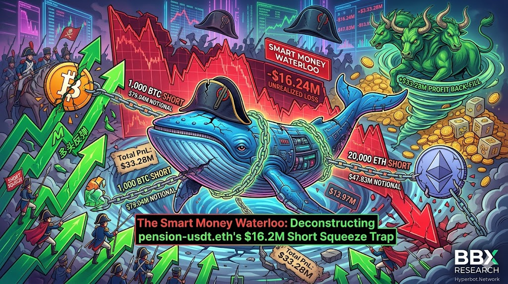 Whale Watch: The Smart Money Waterloo — Inside pension-usdt.eth's $16.2M Short Squeeze Trap