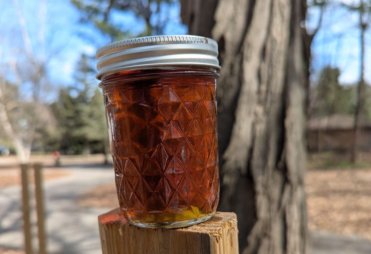 Finished syrup at last!