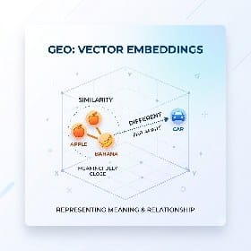 생성형 엔진 최적화(GEO) 성공의 핵심, 벡터 임베딩(Vector Embedding) 제대로 이해하고 실습해보기!