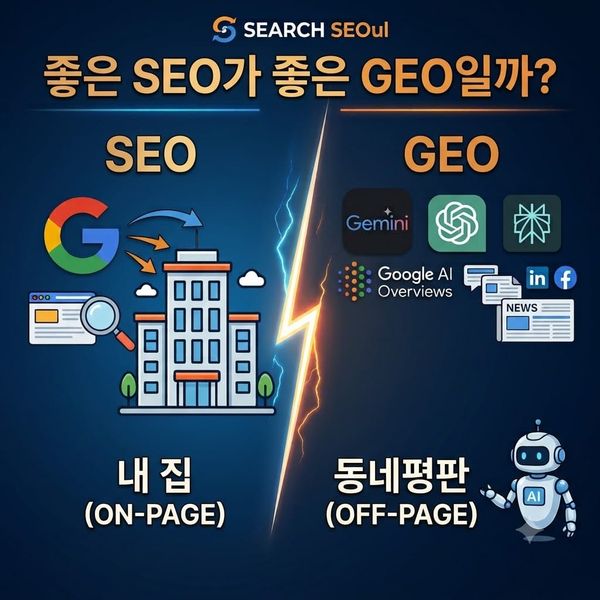 [Search SEOul] "좋은 SEO가 좋은 GEO다?"  구글의 제한된 진실 속 GEO의 진짜 승부처
