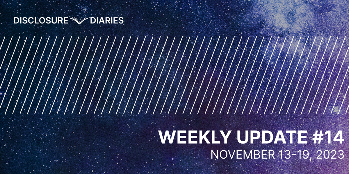 Disclosure Diaries Update #14