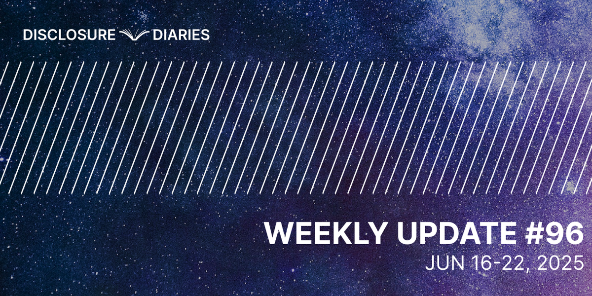 Disclosure Diaries Update #96