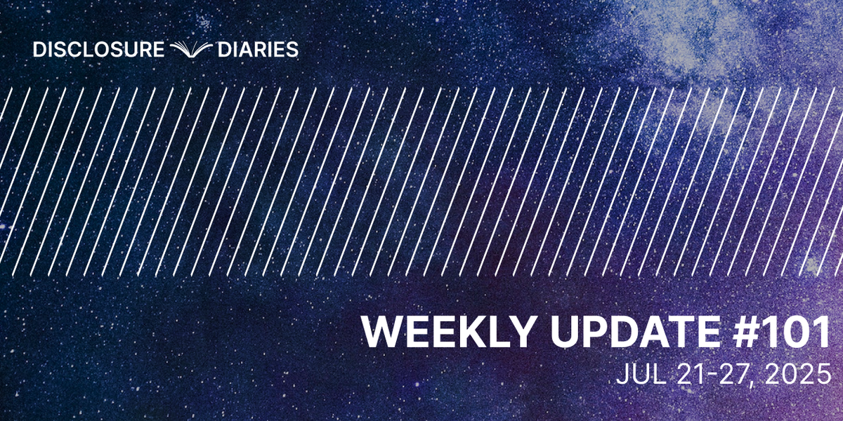 Disclosure Diaries Update #101