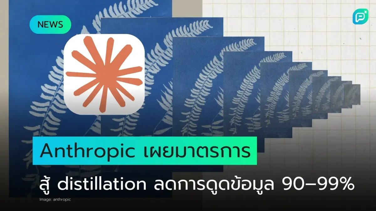 Anthropic เผยมาตรการป้องกัน distillation ใหม่ ลดการดูดข้อมูลจาก Claude 90–99%