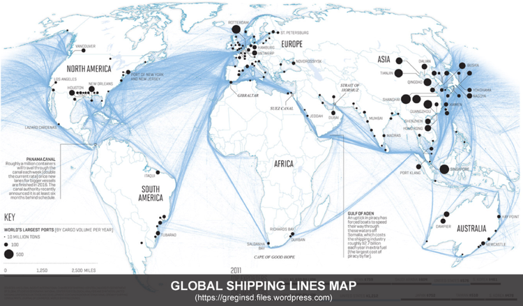 QCI #105 - Global Shipping Lanes