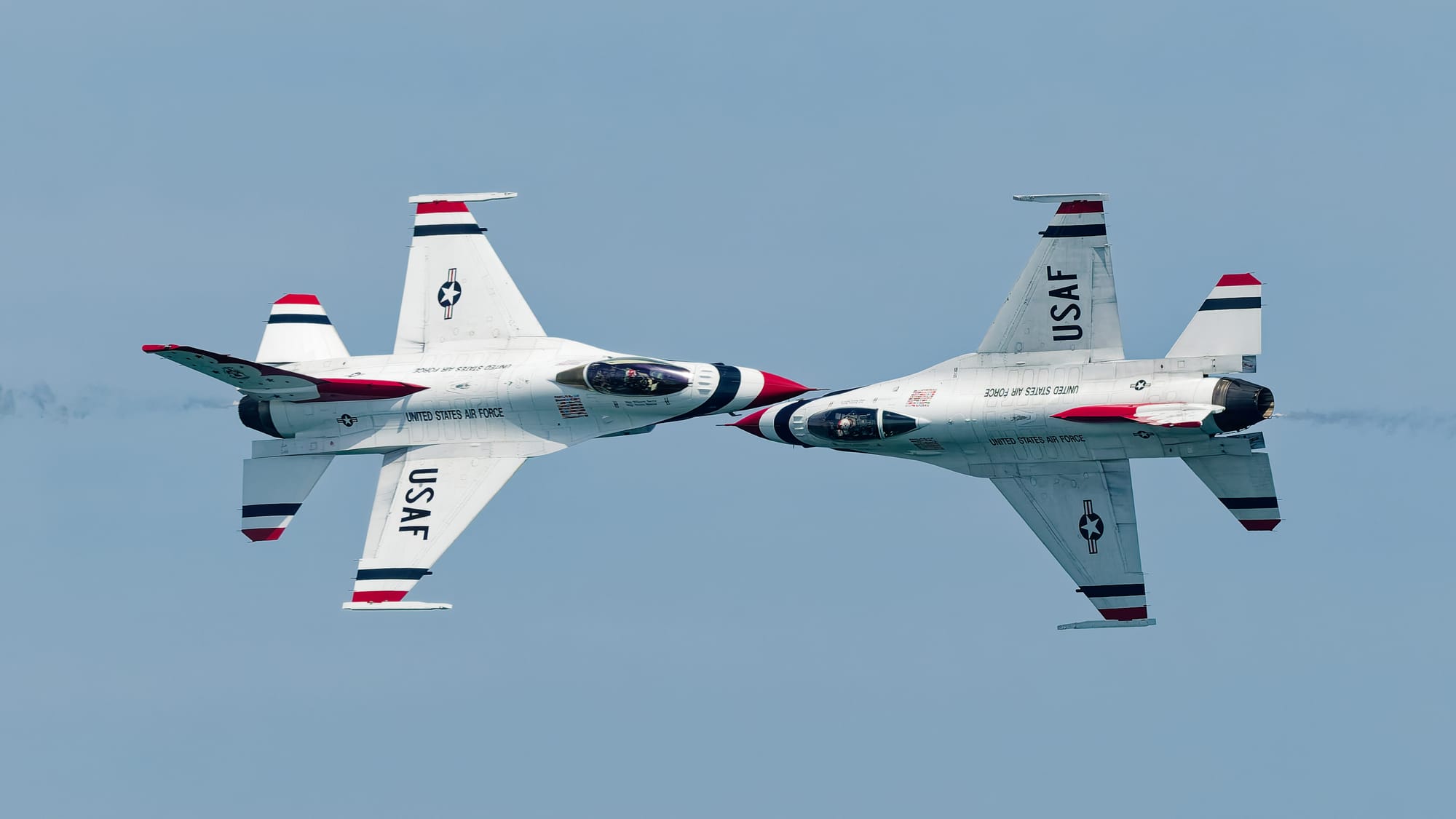 U.S. Air Force Thunderbirds over Ocean City, Maryland