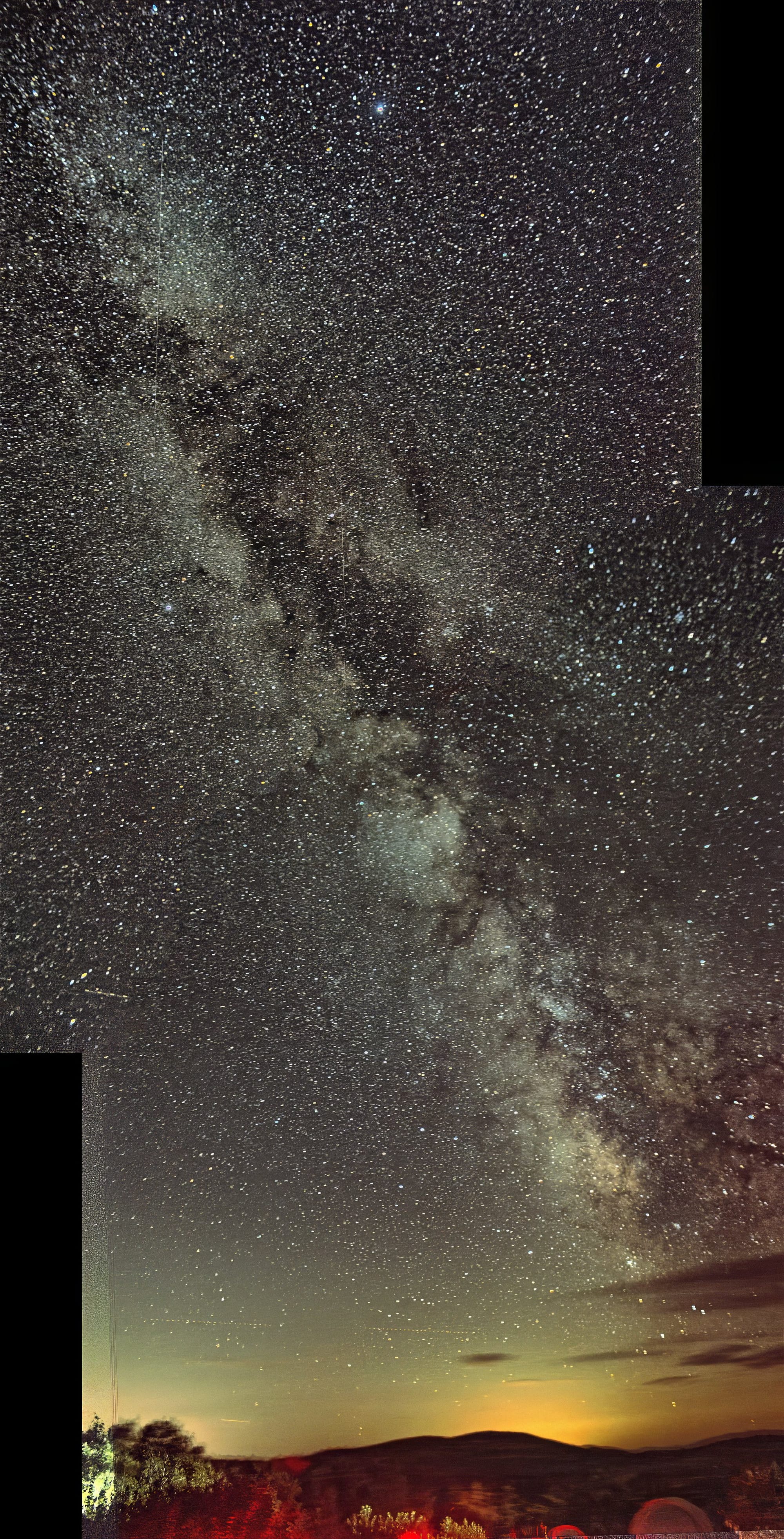 A photo of the Milky Way taken in Vermont.