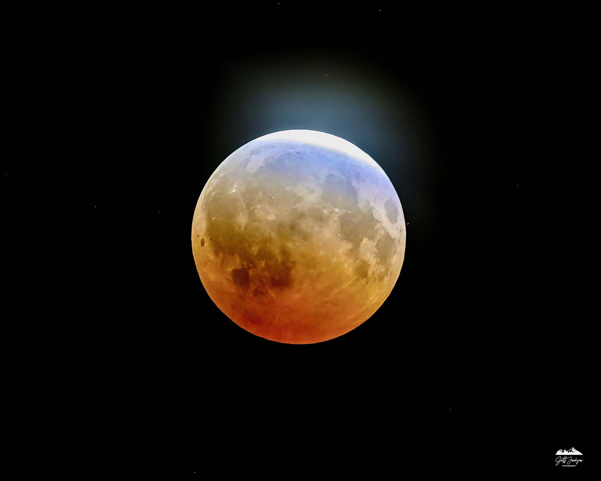 The deep lunar eclipse from Central Maryland Thursday night.