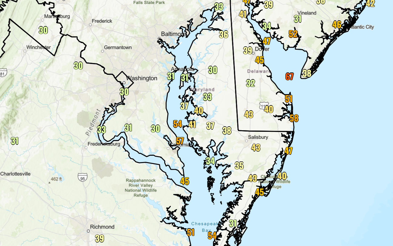 The wind will be gusty until late Saturday morning.