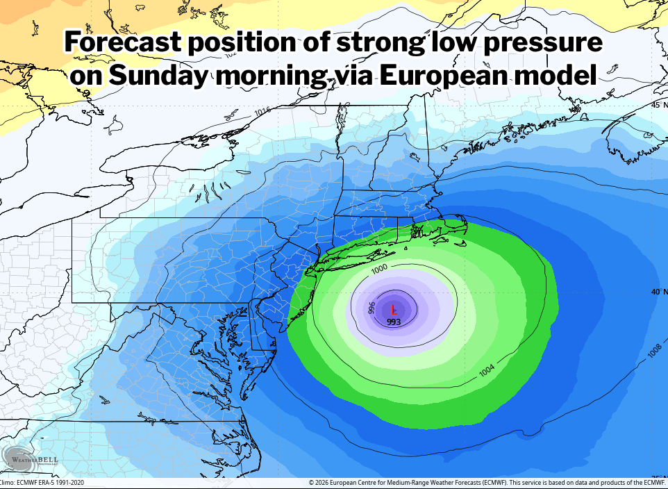 Near-miss nor’easter for DC area, but impactful for the coast into New England
