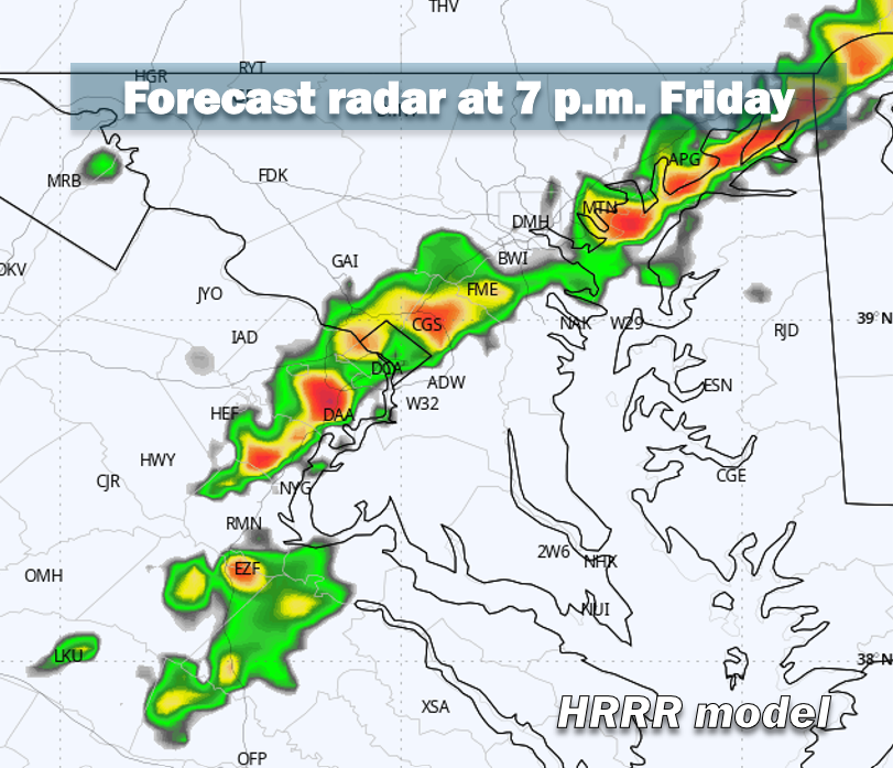 Friday evening storms could spawn strong winds, then temperatures tumble