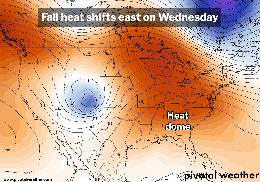 Record highs possible today as late-season heat peaks