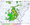 Forecast radar image showing potential storms around 4 p.m.