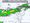 A map showing simulated radar and storms west of DC on Friday evening. 