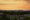 Photo of sunset over North Arlington and the Pentagon on September 21, 2014. 