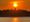 Sunrise over the Potomac River on a hot summer day.