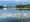 Photo of blue sky and clouds over the Potomac in late June.