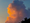  A developing thunderhead nears Leesburg; the cloud glows orange