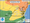 Map of severe storm risk on Saturday.