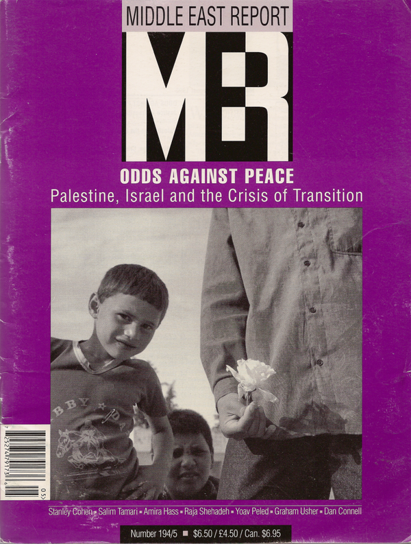 Odds Against Peace: Palestine, Israel and the Crisis of Transition